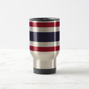 Tasse de voyage avec le drapeau de la Thaïlande