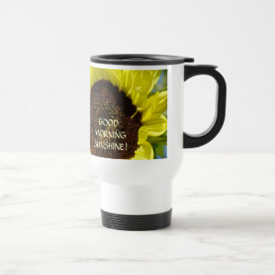 Tasse de voyage Café Tournesol Bonjour Soleil !