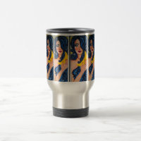 Tasse de voyage d'acier inoxydable de déesse de