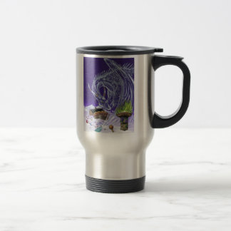 Tasse de voyage d'acier inoxydable de dragon de