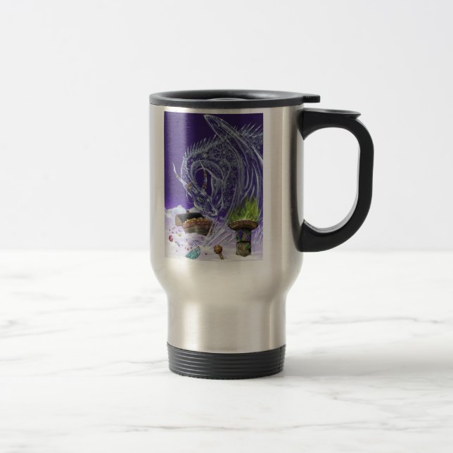 Tasse de voyage d'acier inoxydable de dragon de (Droit)