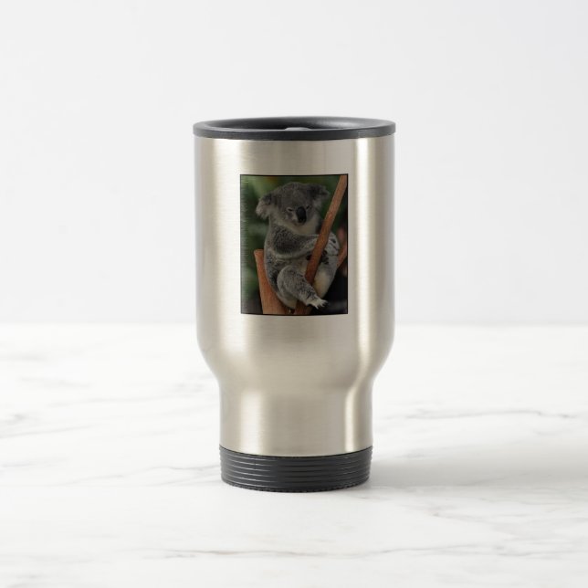 tasse de voyage d'acier inoxydable de koala (Centre)