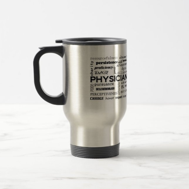Tasse de voyage d'acier inoxydable de PA (Gauche)