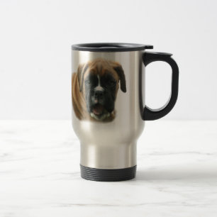 Tasse de voyage d'amour de boxeur