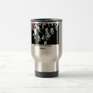 Tasse de voyage d'argent de photo de maraudeur