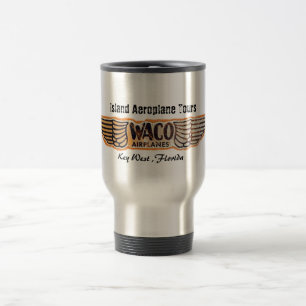 Tasse de voyage d'avion d'île