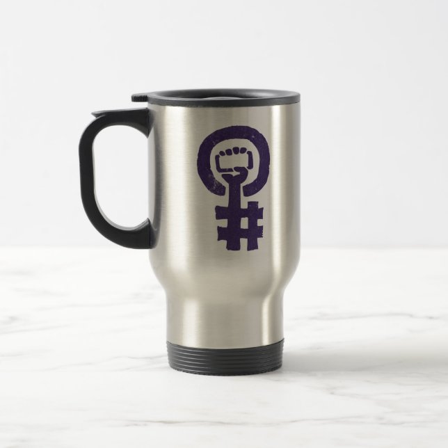 Tasse de voyage de #365FeministSelfie (Gauche)