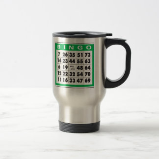 Tasse de voyage de bingo-test