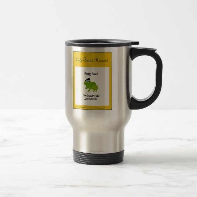 Tasse de voyage "de carburant de grenouille" (Droit)