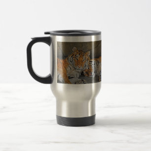 Tasse de voyage de caverne de tigre