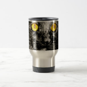 Tasse de voyage de chat de singe