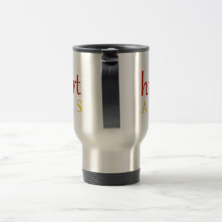 Tasse de voyage de "coeur d'humour" de milles