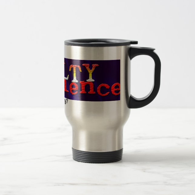 Tasse de voyage de conscience coupable (Droit)