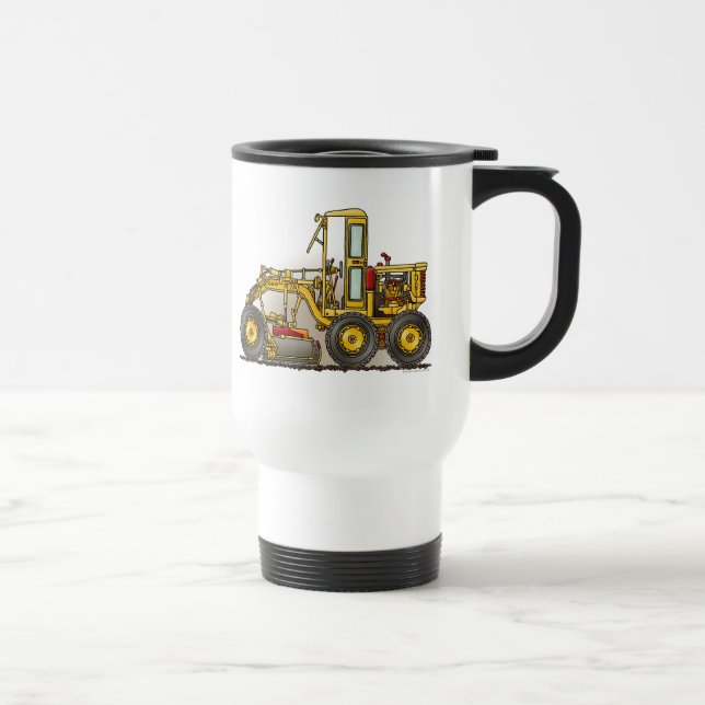 Tasse de voyage de construction de niveleuse de (Droite)