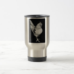 TASSE DE VOYAGE DE COQ : ART DE CRAYON