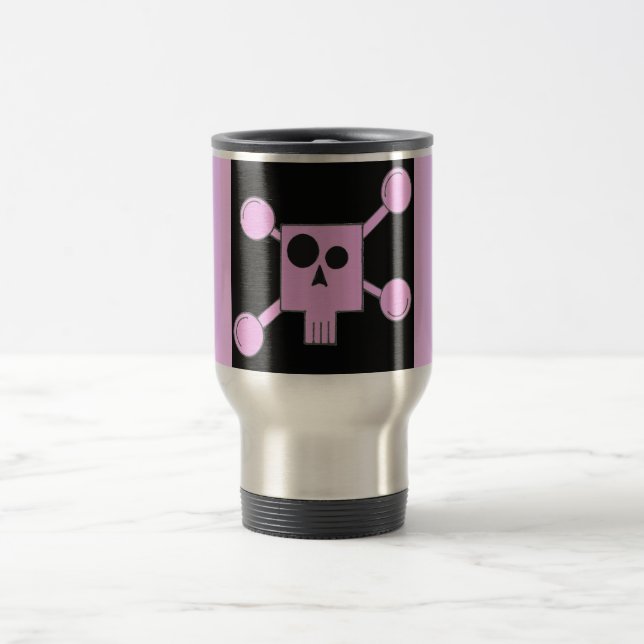 Tasse de voyage de crâne (Centre)