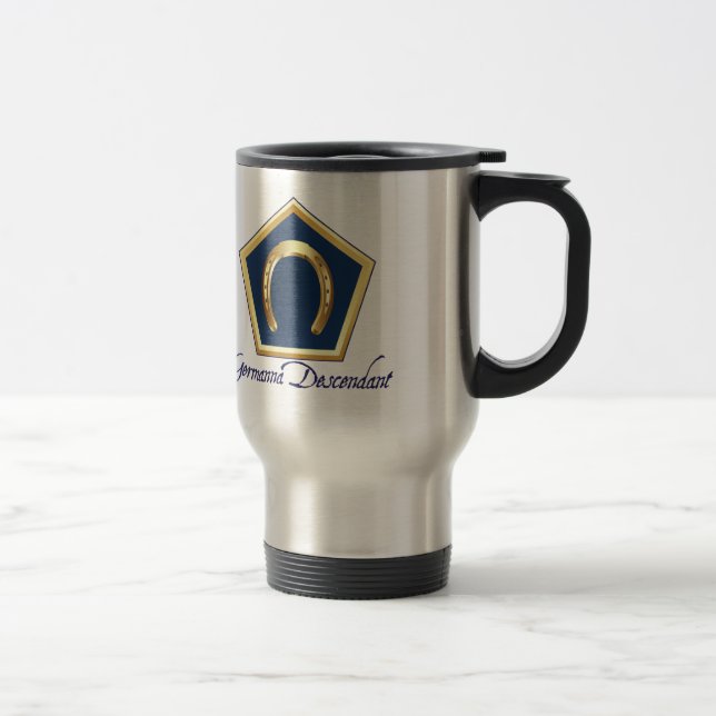 Tasse de voyage de descendant de Germanna (Droit)