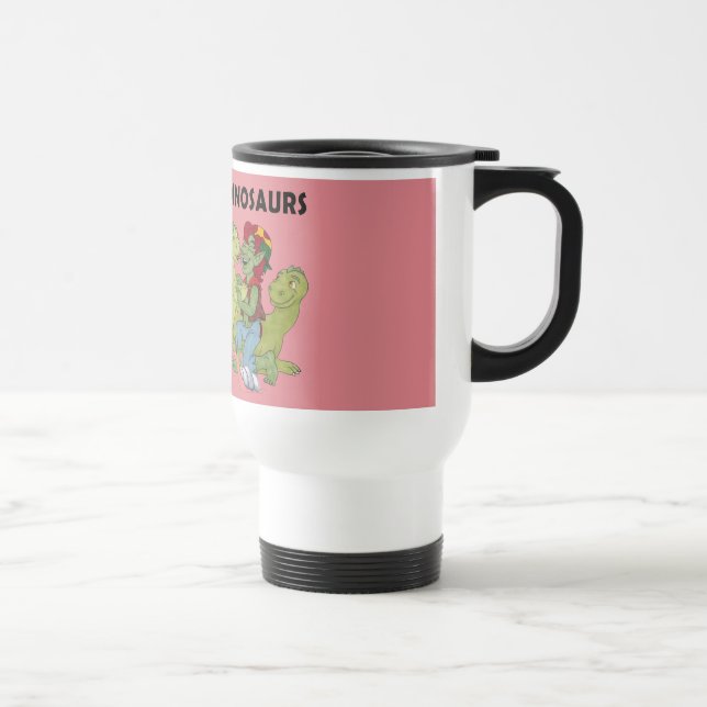 Tasse de voyage de dinosaures d'amour de trolls (Droite)