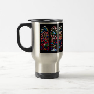 Tasse de voyage de fenêtre rose