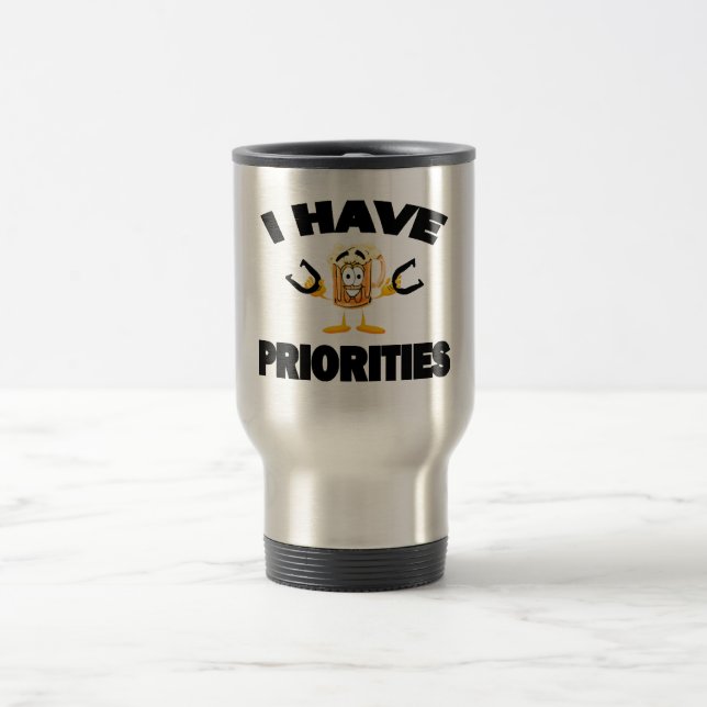 Tasse de voyage de fers à cheval (Centre)
