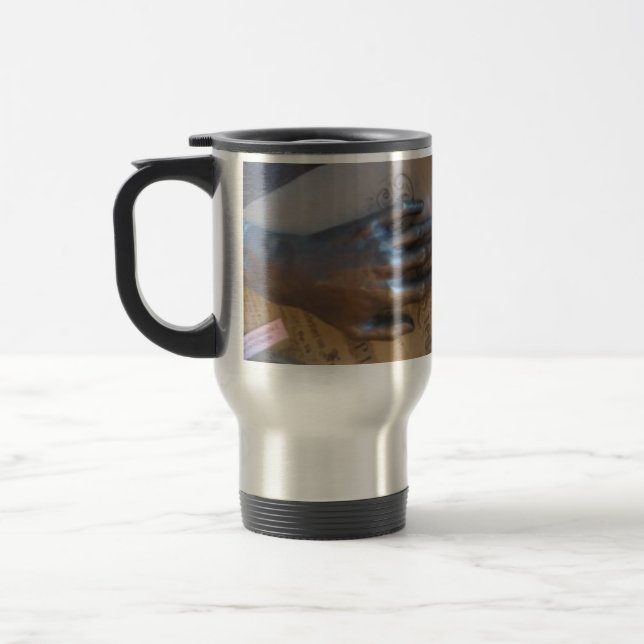 Tasse de voyage de fonte de la main de Chopin (Gauche)