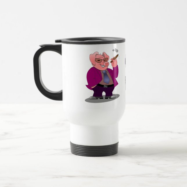 Tasse de voyage de grippe de porcs (Gauche)