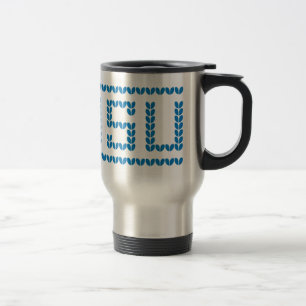 Tasse de voyage de Knit de coeur de Sisu