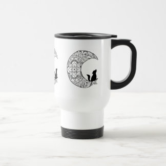 Tasse de voyage de la lune de la violette