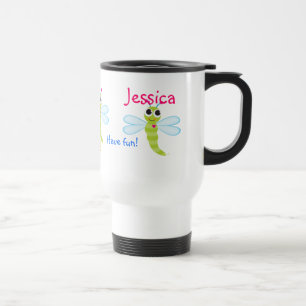 Tasse de voyage de libellule