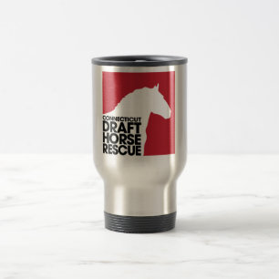 Tasse de voyage de logo de délivrance de cheval d