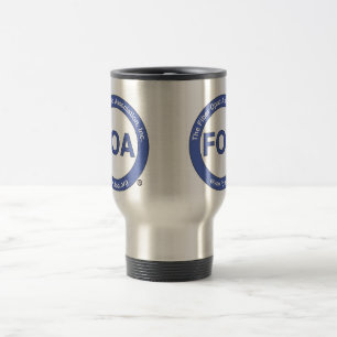 Tasse de voyage de logo de la FOA