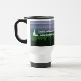Tasse de voyage de logo de paysage