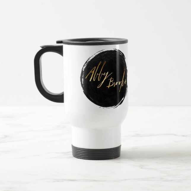 Tasse de voyage de logo de ruisseaux (Gauche)