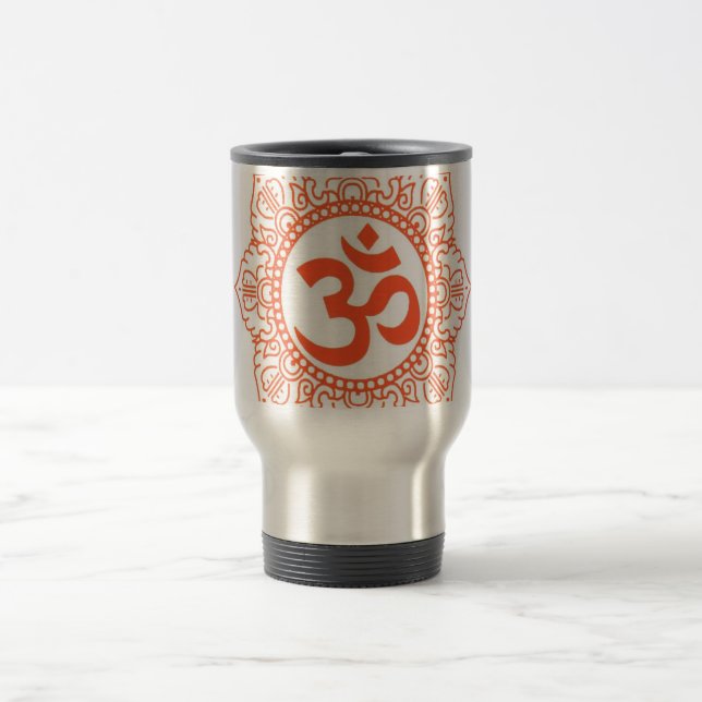 Tasse de voyage de l'OM Aum (Centre)