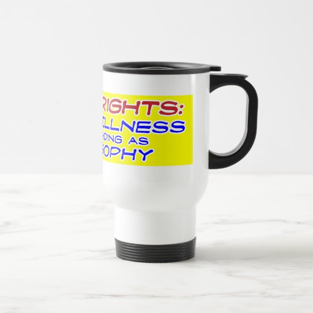 Tasse de voyage de maladie mentale d'AR-BS (Droite)