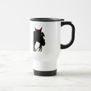 Tasse de voyage de maman de concours hippique -