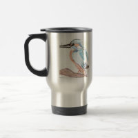 Tasse de voyage de martin-pêcheur