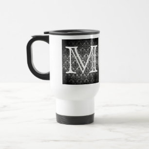 tasse de voyage de monogramme