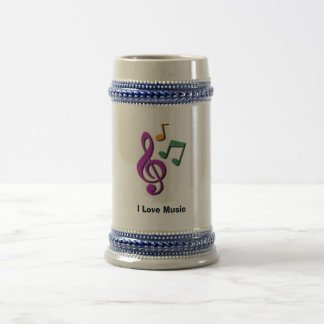 Tasse de voyage de musique