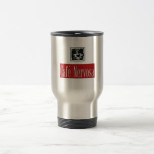Tasse de voyage de Nervosa de café
