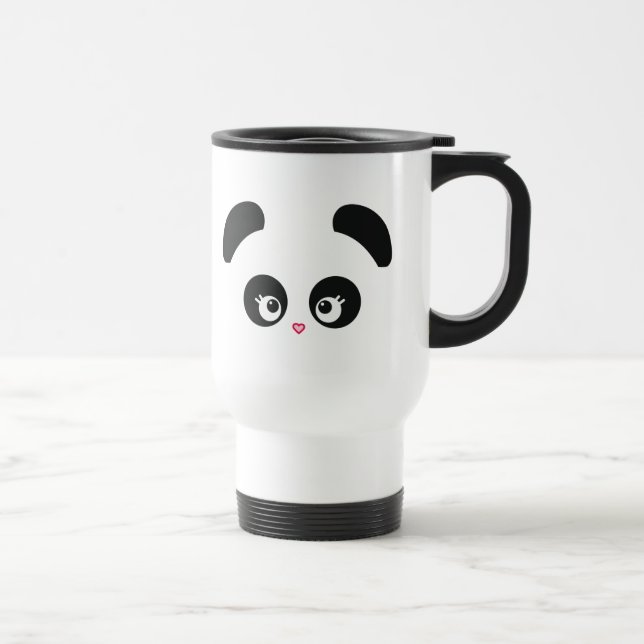 Tasse de voyage de Panda® d'amour (Droite)
