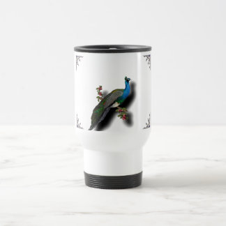 tasse de voyage de paon