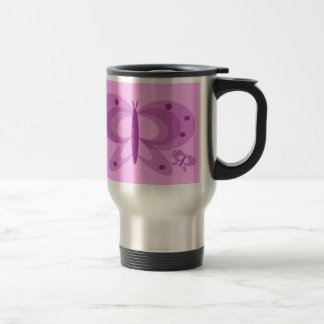 Tasse de voyage de papillon d'amusement