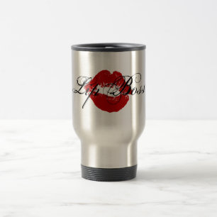 Tasse de voyage de patron de lèvre