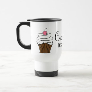 Tasse de voyage de petit gâteau
