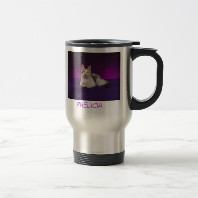 Tasse de voyage de Phelicia 15 onces (Droit)