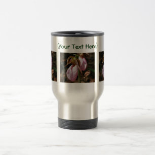 Tasse de voyage de photographie de fleur de paires