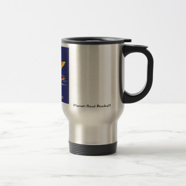 Tasse de voyage de Planète-Âme (Droit)