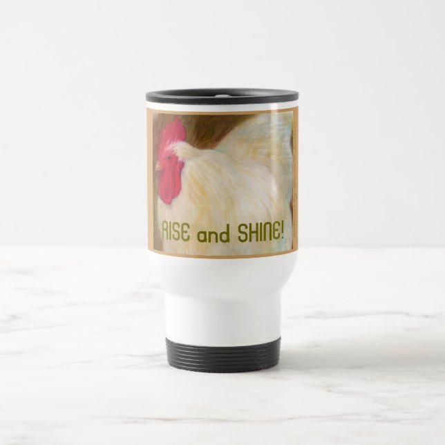 Tasse de voyage de poulet inoxydable (Centre)
