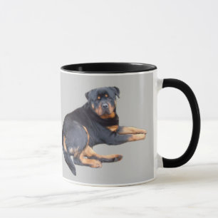 Tasse de voyage de rottweiler
